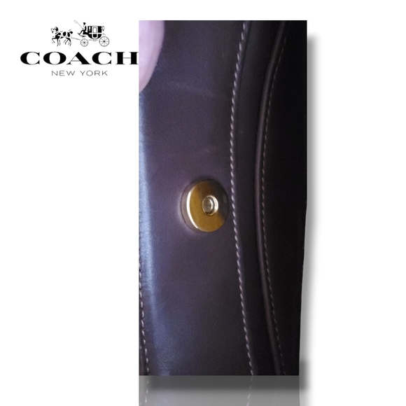 Coach 9305 Costa Rica Brown Leather 90's Y2K Bleeker Shoulder Bag - Picture 10 of 12